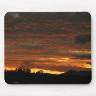 Palominas - Huachuca Mountains Arizona Sunset mousepad