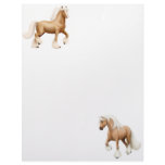 Palomino Draft Horses Letterhead