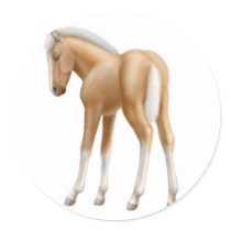 Palomino Foal Sticker