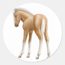 Palomino Foal Sticker