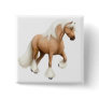 Palomino Gypsy Cob Horse Pin