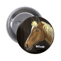 PALOMINO HORSE BUTTON buttons