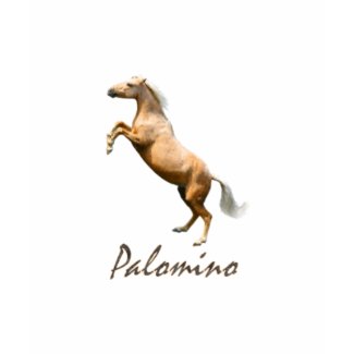 Palomino Horse Jumping T-shirt shirt