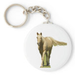 Palomino Horse Keychain