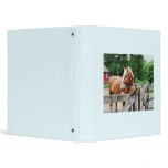 Palomino in Paddock Vinyl Binder