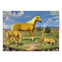 Palomino Mare and Colts cards