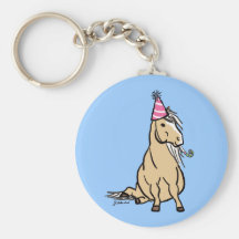 Palomino Party Pony Key Chain
