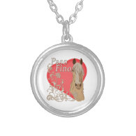 Palomino Paso Fino Heart Scroll Necklace