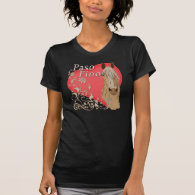 Palomino Paso Fino Heart Scroll Tshirts