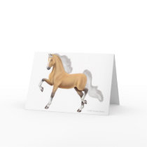 Palomino Saddlebred Horse Greeting Card by twopurringcats Palomino Saddlebred Horse Greeting Card