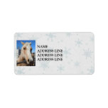 Palomino Snowflakes Background - Western Labels