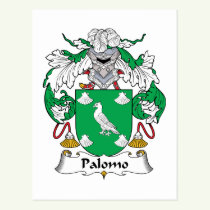 Palomo Family Crest Postcard
