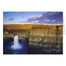 Palouse Falls State Park in Washington Greeting Cards