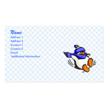 Pammy Penguin Business Card Templates