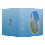 Pampas Grass Blue Binder
