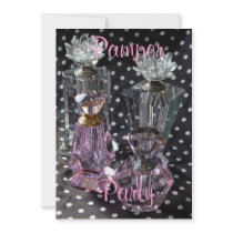 Pamper Party By Salon Glacé invitations