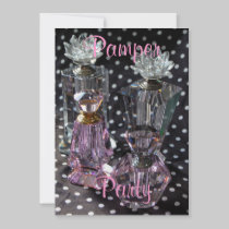 Pamper Party By Salon Glacé invitations
