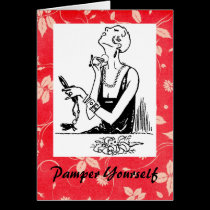 Pamper Yourself cards
