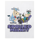 pampered cow spoiled milk funny humor cartoon flyers