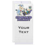 pampered cow spoiled milk funny humor cartoon custom rack cards