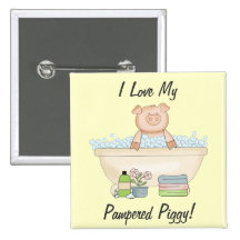 Pampered Piggy Pin