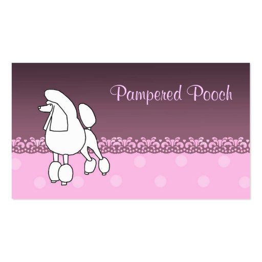 Pampered Pooch Business Cards