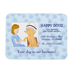 Pampered Poodle Grooming Business Magnet