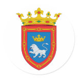 Pamplona, Columbia Round Sticker