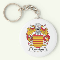 Pamplona Family Crest Keychain