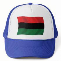 Pan African (UNIA) Flag Hat by LivingFlags2 Pan African (UNIA) Flag Hat