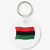 Pan African (UNIA) Flag Keychain by LivingFlags2 Pan African (UNIA) Flag Keychain