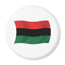 Pan African (UNIA) Flag Magnet by LivingFlags2 Pan African (UNIA) Flag Magnet