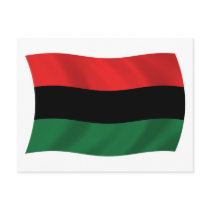 Pan African (UNIA) Flag Postcard