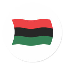 Pan African (UNIA) Flag Sticker by livingflags Pan African (UNIA) Flag Sticker