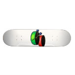 pan black head drums with mallets music percussion custom skateboard