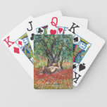 PAN, OLIVE TREE AND POPPY FIELDS BICYCLE POKER DECK