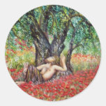 PAN, OLIVE TREE AND POPPY FIELDS STICKERS
