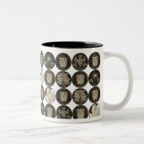 Panama 50 Balboa Coins Two-Tone Mug by Captain_Panama Panama 50 Balboa Coins Two-Tone Mug