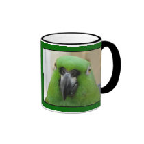 Panama Amazon Green Parrot mug
