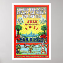 Panama - California Exposition in San Diego 1911 Print