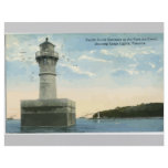 Panama Canal Showing Range Lights, Panama, Vintage flyers