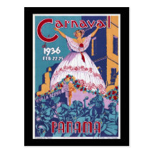 Panama Carnaval Post Card