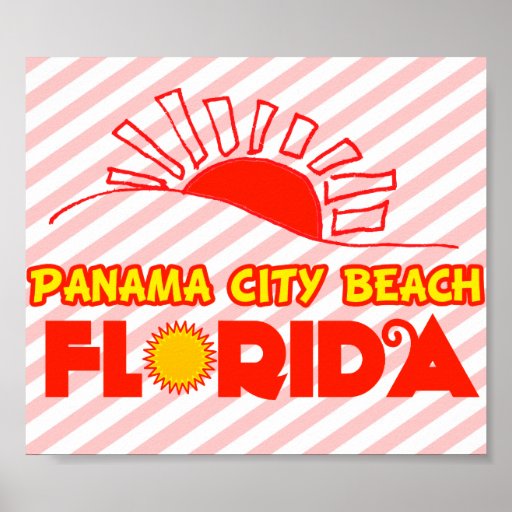 Panama City Beach Florida Poster Zazzle 2424