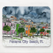 Panama City Beach Florida tropical art gifts mousepads