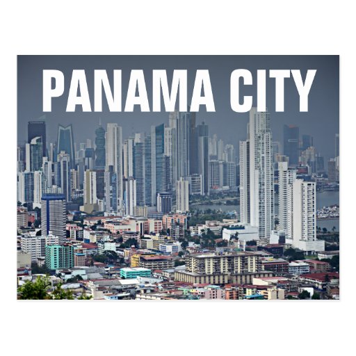 Panama City Skyline Postcard Zazzle