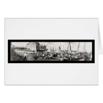 Panama City Waterfront Photo 1909 cards