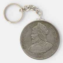 Panama Coin Keychain