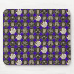 Panama Gold Coin Blue Mousepad