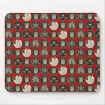 Panama Gold Coin Red Mousepad by Captain_Panama Panama Gold Coin Red Mousepad