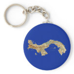 Panama Map Keychain